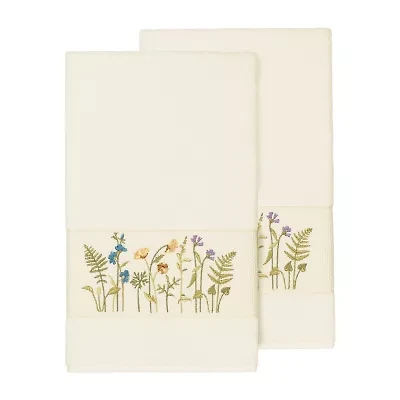 Linum Home Textiles Serenity Embellished -pc. Bath Towel Set