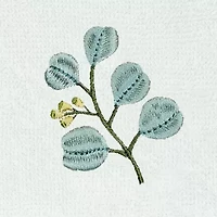 Linum Home Textiles Botanica 2-pc. Embellished Fingertip Towel