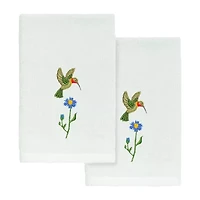 Linum Home Textiles Hada 2-pc. Embellished Fingertip Towel