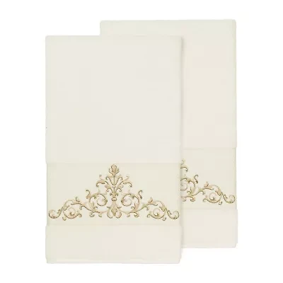 Linum Home Textiles Scarlet Embellished -pc. Bath Towel Set