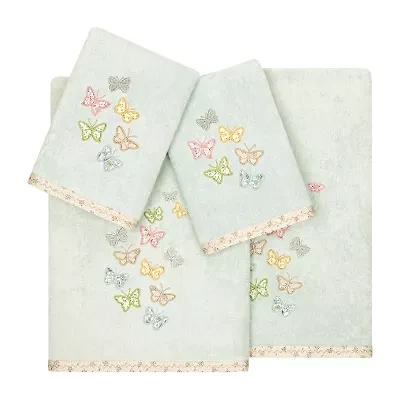 Linum Home Textiles Mariposa Embellished -pc. Bath Towel Set