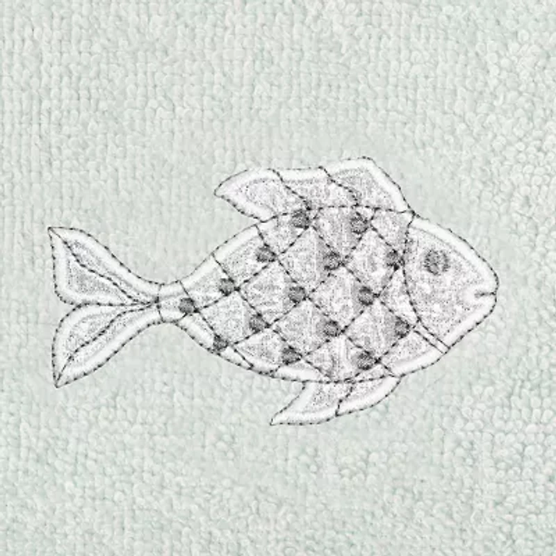 Linum Home Textiles Figi 2-pc. Embellished Fingertip Towel