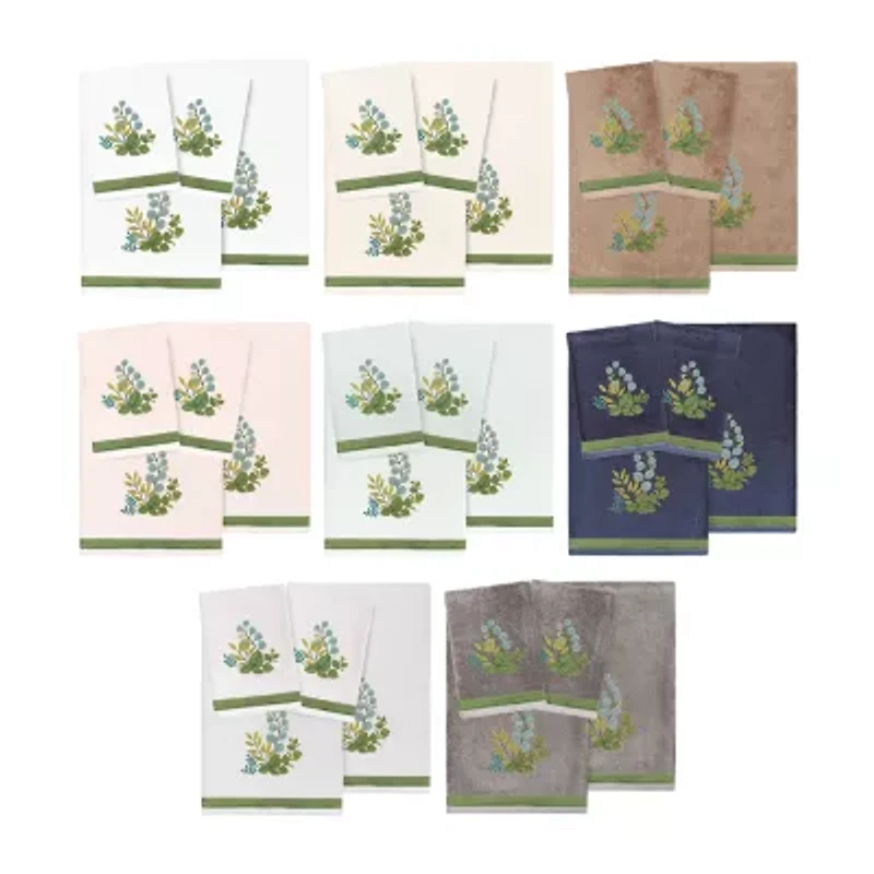 Linum Home Textiles Botanica Embellished -pc. Bath Towel Set