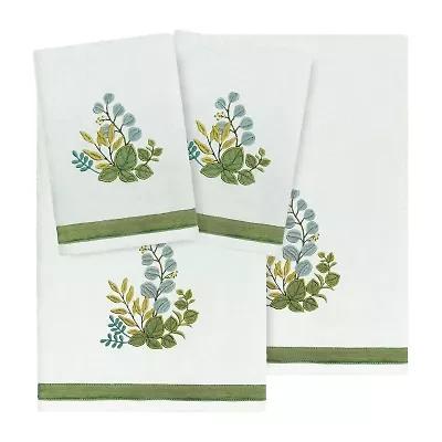 Linum Home Textiles Botanica Embellished -pc. Bath Towel Set