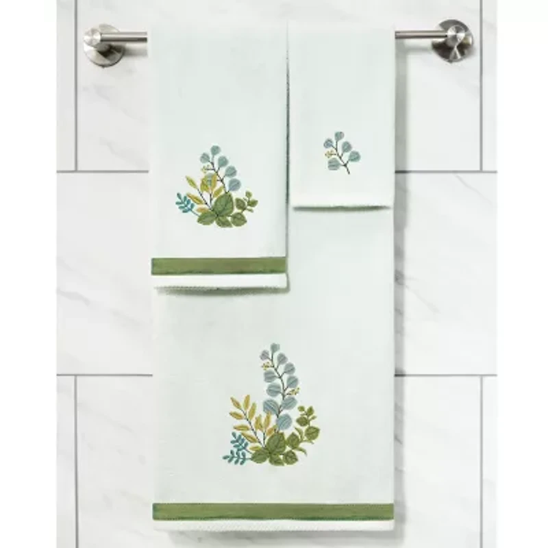 Linum Home Textiles Botanica Embellished -pc. Bath Towel Set