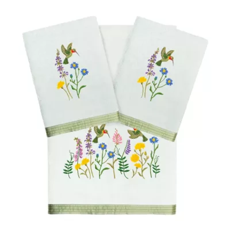 Linum Home Textiles Hada Embellished -pc. Bath Towel Set