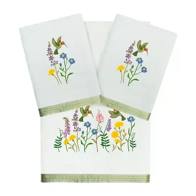 Linum Home Textiles Hada Embellished -pc. Bath Towel Set