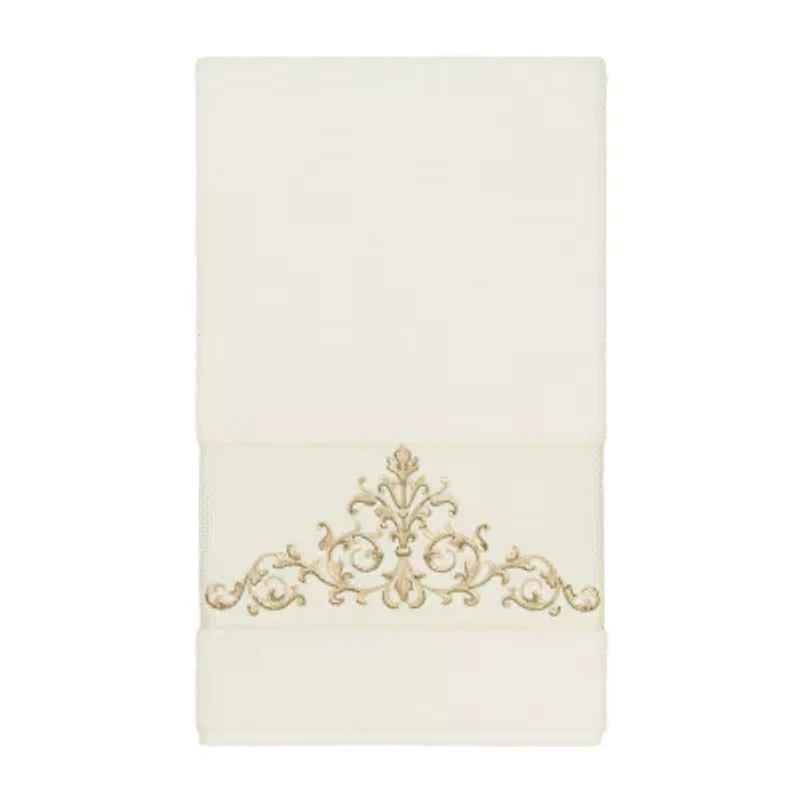 Linum Home Textiles Scarlet Embellished Scroll Bath Towel