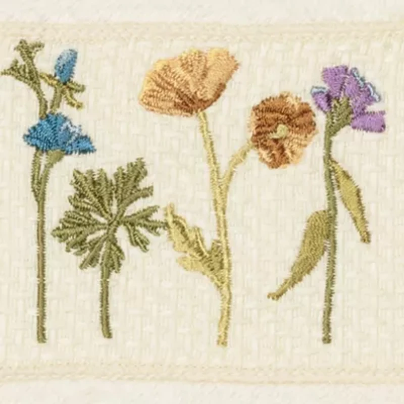 Linum Home Textiles Serenity 2-pc. Embellished Washcloth