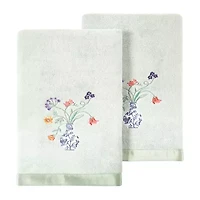 Linum Home Textiles Stella Embellished -pc. Bath Towel Set