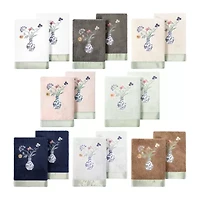 Linum Home Textiles Stella 2-pc. Embellished Hand Towel