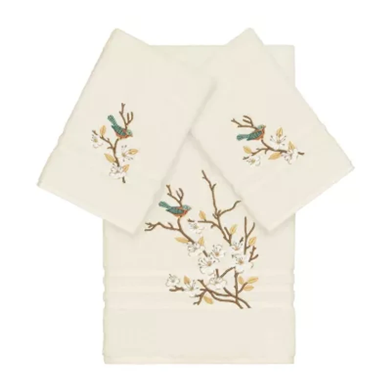 Linum Home Textiles Springtime Embellished -pc. Bath Towel Set