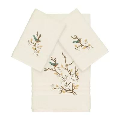 Linum Home Textiles Springtime Embellished -pc. Bath Towel Set