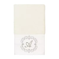 Linum Home Textiles Monica Silver Embellished -pc. Bath Towel Set