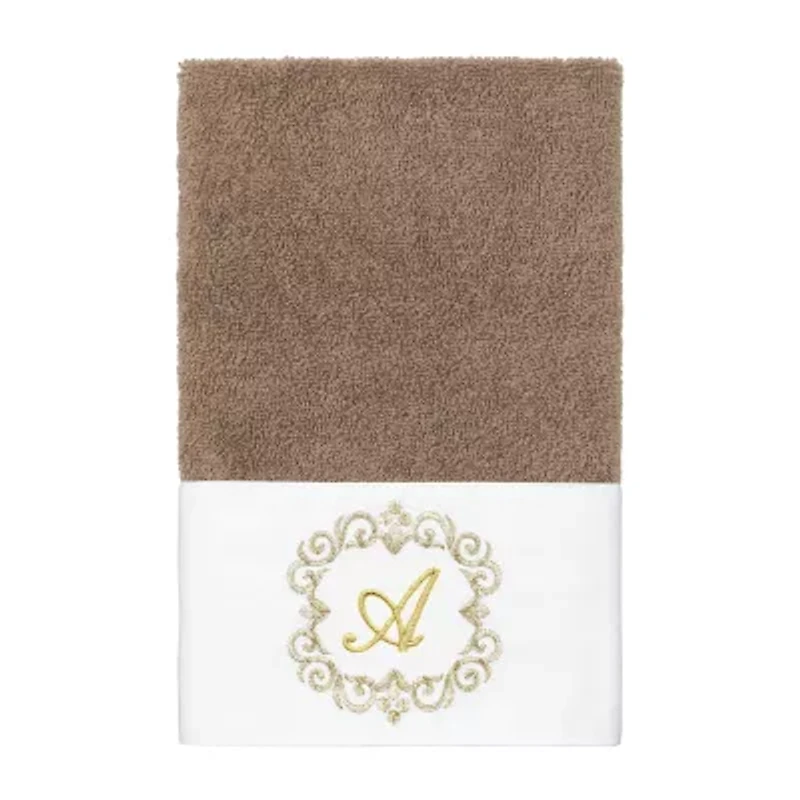 Linum Home Textiles Monica Gold 2-pc. Embellished Hand Towel