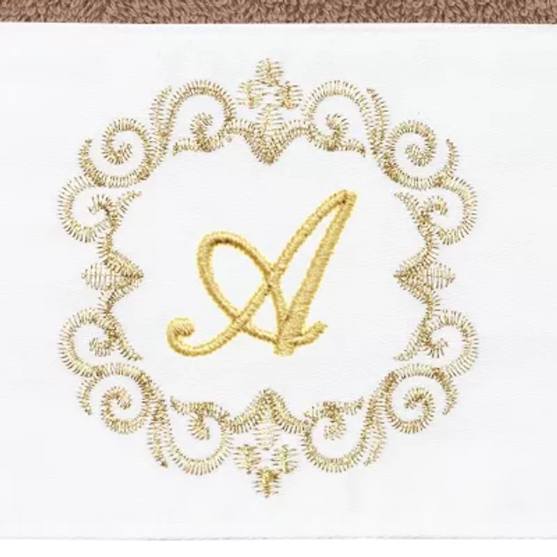 Linum Home Textiles Monica Gold 2-pc. Embellished Hand Towel