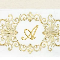 Linum Home Textiles Monica Gold Embellished 2-pc. Bath Towel Set