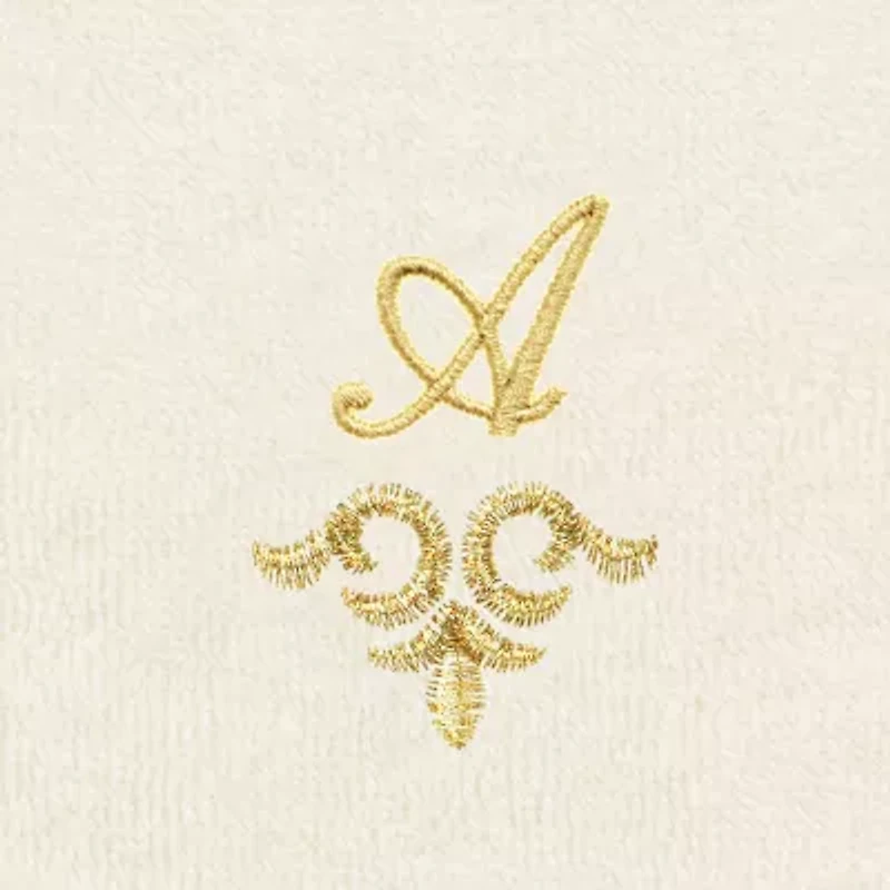 Linum Home Textiles Monica Gold 2-pc. Embellished Washcloth