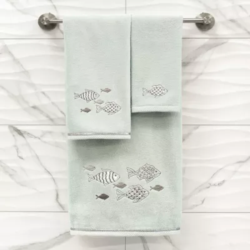 Linum Home Textiles Figi Embellished 2-pc. Bath Towel Set