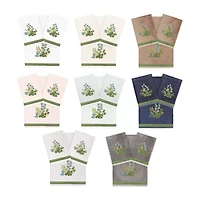 Linum Home Textiles Botanica Embellished 3-pc. Bath Towel Set