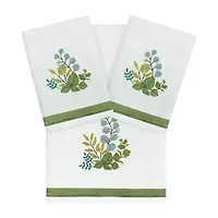 Linum Home Textiles Botanica Embellished 3-pc. Bath Towel Set