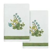 Linum Home Textiles Botanica 2-pc. Embellished Hand Towel