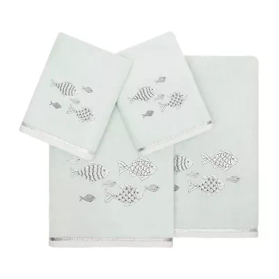 Linum Home Textiles Figi Embellished -pc. Bath Towel Set