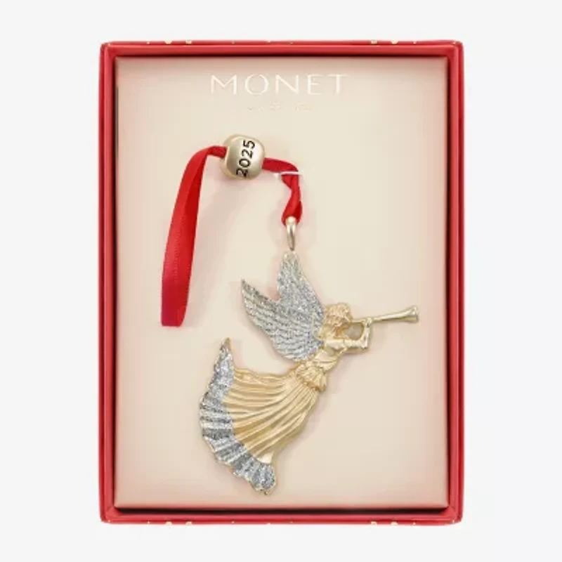Monet Jewelry Gold & Silver Tone Christmas Ornament