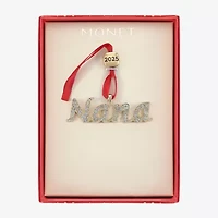 Monet Jewelry Gold Tone Nana Christmas Ornament