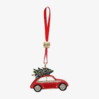 Monet Jewelry Gold Tone Christmas Tree Car Christmas Ornament