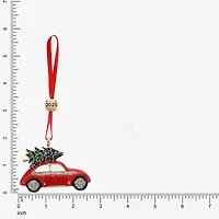 Monet Jewelry Gold Tone Christmas Tree Car Christmas Ornament