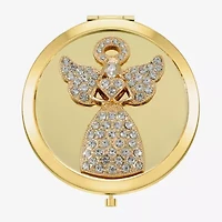 Monet Jewelry Gold Tone Gold Tone Angel Compact Mirror
