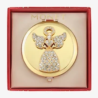 Monet Jewelry Gold Tone Gold Tone Angel Compact Mirror