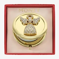 Monet Jewelry Gold Tone Gold Tone Angel Compact Mirror