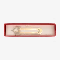 Monet Jewelry Gold Tone Believe Nativity Scene Bookmark