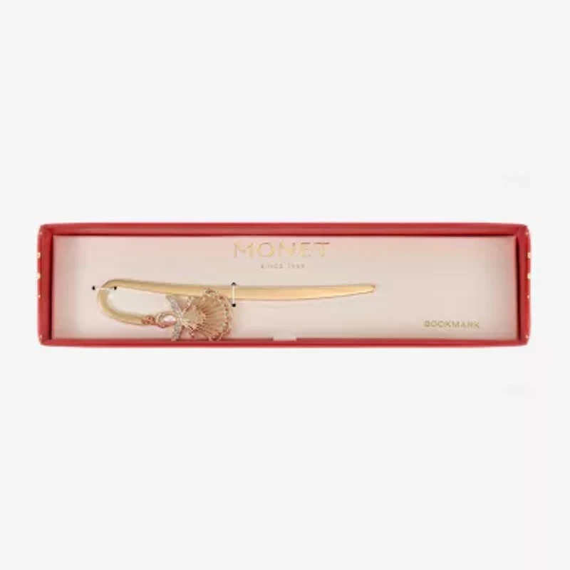 Monet Jewelry Gold Tone Shepherds Hook Angel Bookmark