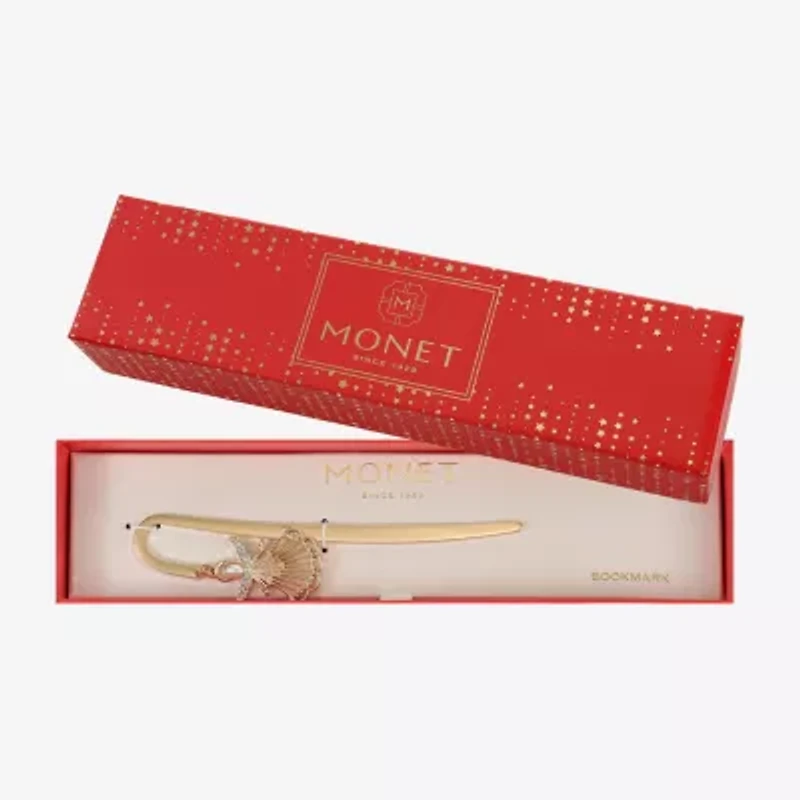 Monet Jewelry Gold Tone Shepherds Hook Angel Bookmark