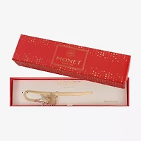 Monet Jewelry Gold Tone Shepherds Hook Angel Bookmark