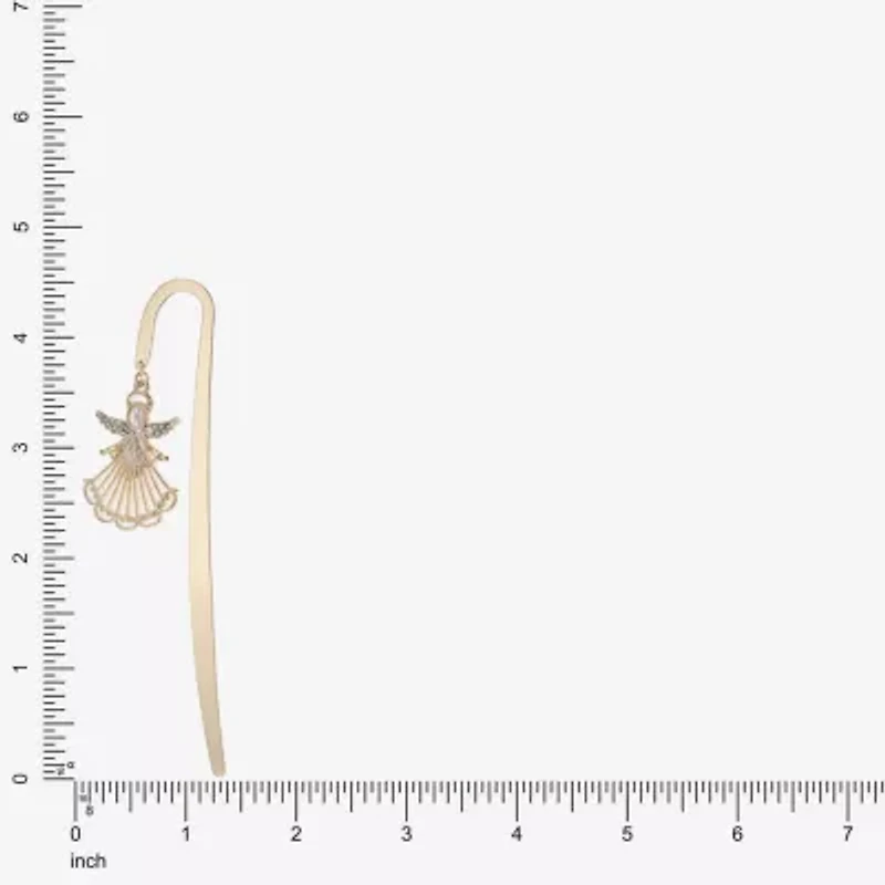 Monet Jewelry Gold Tone Shepherds Hook Angel Bookmark