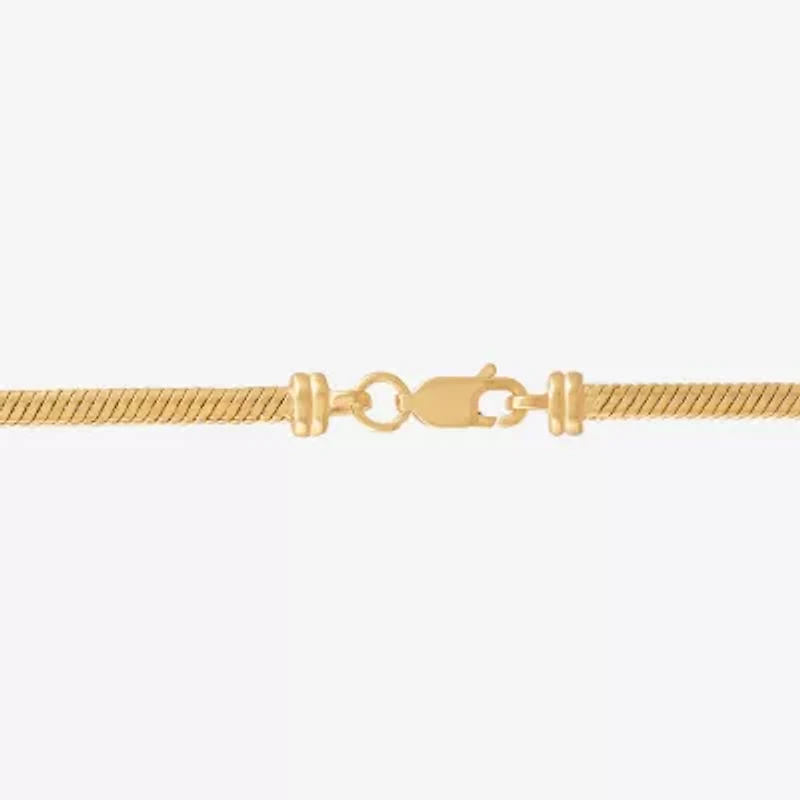 Made in Italy Womens 14K Gold 18 Inch Snake Chain Necklace