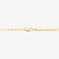Womens 14K Gold 18 Inch Link Chain Necklace