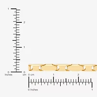 Womens 14K Gold 18 Inch Link Chain Necklace