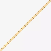 Womens 14K Gold 18 Inch Link Chain Necklace