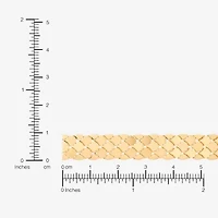 Made in Italy Womens 14K Gold 7.25 Inch Hollow Snake Chain Bracelet