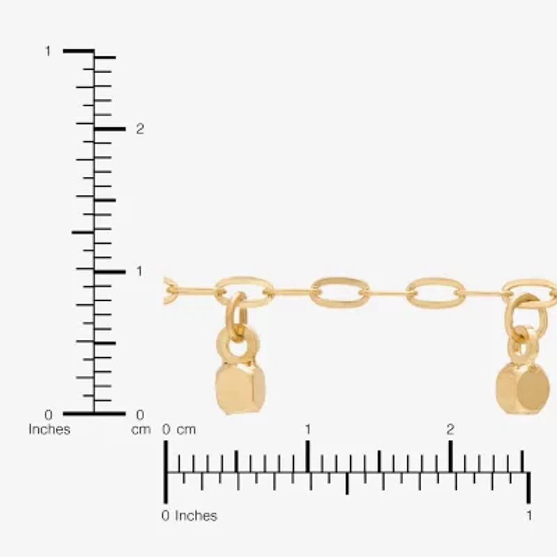 Gold Addiction Womens 10K Gold 17 Inch Chain Necklace