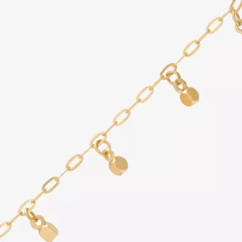 Gold Addiction Womens 10K Gold 17 Inch Chain Necklace