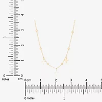 Gold Addiction Womens 10K Gold 18 Inch Cable Chain Necklace