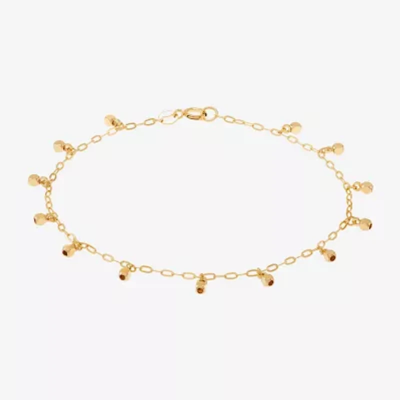 Gold Addiction Womens 10K Gold Charm Bracelet