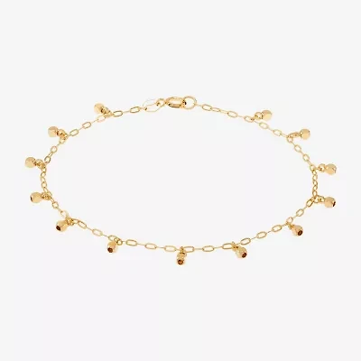 Gold Addiction Womens 10K Gold Charm Bracelet