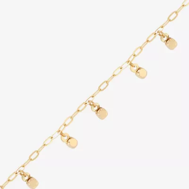 Gold Addiction Womens 10K Gold Charm Bracelet